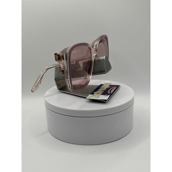 NEW Vintage Oversize Sunglasses | Non RX | Drop Temple Style Chrome |Made in USA